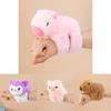 Soft And Cuddly Cartoon Animal Plush Capybara Slap Bracelet For Children