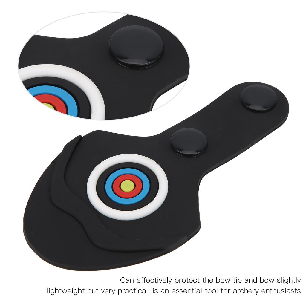Recurve Bow Limb Protection Archery Break Rubber Pad on Shoes Foot Archery Accessories