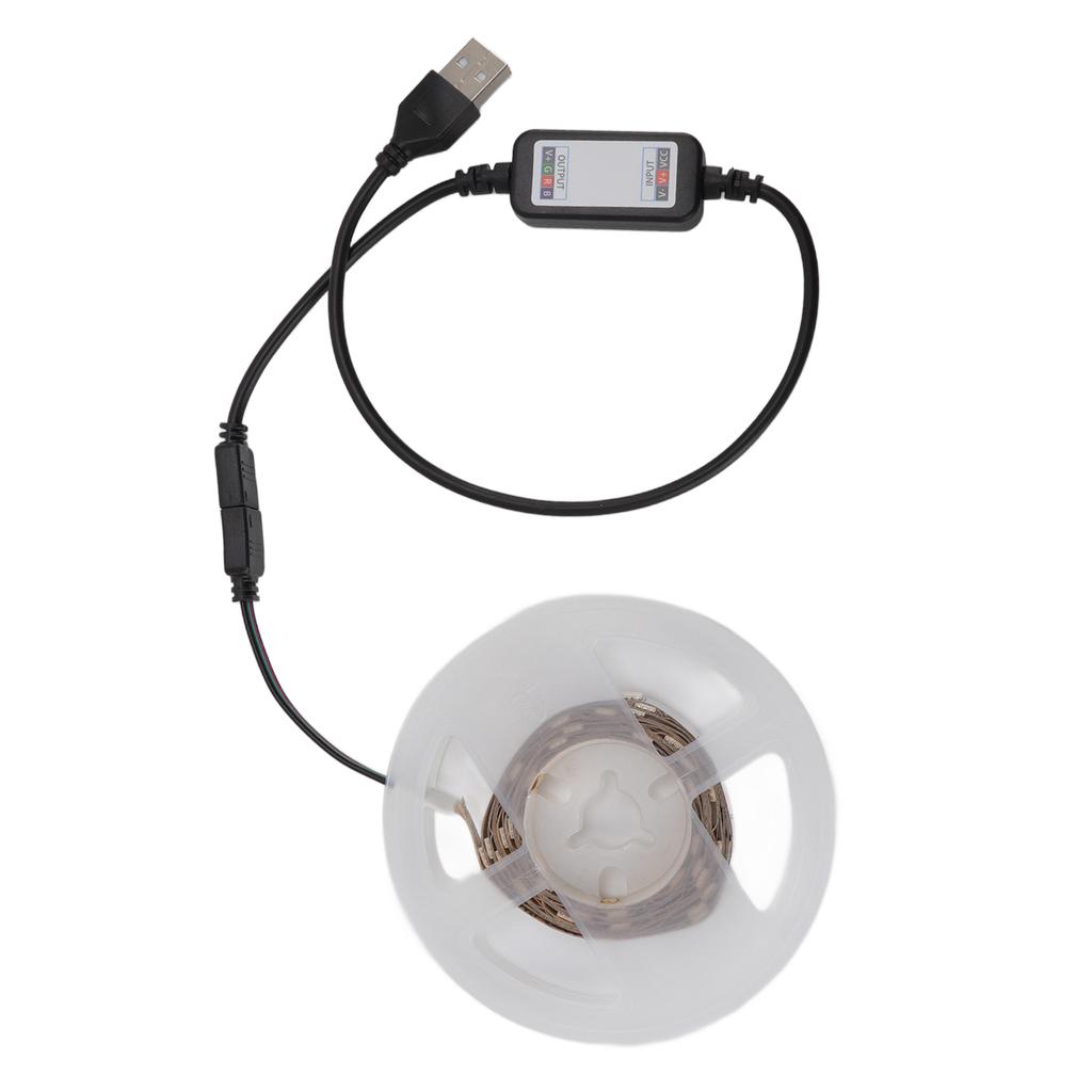 LED Tape Lights Strip Lightc Beads USB Bluetooth APP Control for Room Home Decorations 5V 5 M