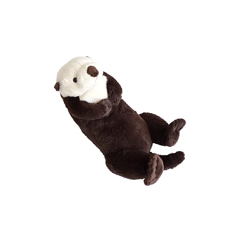 SunLemon Knee Sea Otter, Medium, 23 x 18 x 52cm, Plush Animal, Cute Sea Otter, Sea Creature, P-8572