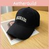 Solid Color Simple Letter Embroidery Women Summer Casual Sunshade Cap Baseball