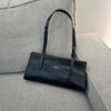 Genuine Leather Leather Bag For Women Fashion Shoulder Underarm Bag Split Leather Red Ladies Soft Handbag Luxury Desig