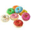 6pcs Donut Imitation Dessert Food for Decoration Display Window Display, Kitchen Display Party Gift Decor Hanging Ornaments