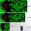 Red Dragon Mousepad Gamer Mouse Pad Light Gaming Room Accessories Desk Mat Japan Art Nonslip Keyboard Mats Company Xxl Mausepad
