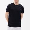 Fila Solid Color Casual Cotton Knit Short Sleeve T-Shirt Men Tops Legendary-Blue F11M231109F-NV