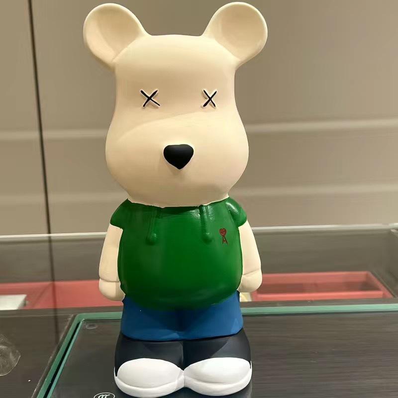 Cartoon Bear Piggy Bank: Creative Modern Ceramic Ornament for Living Room