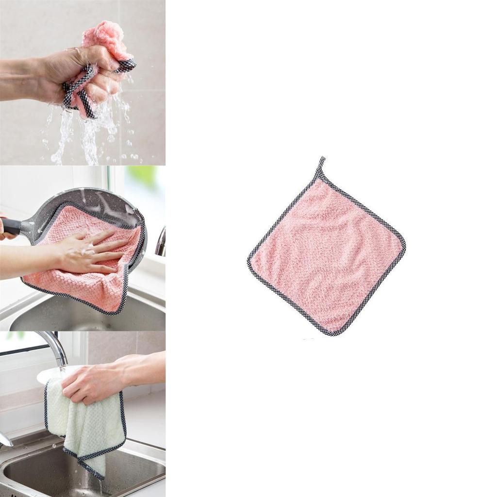 Ultra Absorbent Super Soft Microfiber Kitchen Dish Cloth Ideal For Household Cleaning