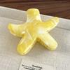 Smudge Textured Hair Clip Women's High-end Sense Wavy Flowers Shark Clips Versatile Hair Accessories