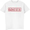 T-shirt Science Chimie Tableau Périodique Génie Drôle Été Adulte Imprimé Homme Décontracté Unisexe Hauts