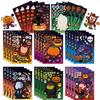 8/16/24/32 Pcs Pumpkins Stickers Halloween Stickers Halloween Window Sticker Self-Adhesive Stickers for Door Window