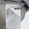 Uniqlo Seamless Down Jacket M Gray Hood Women Used
