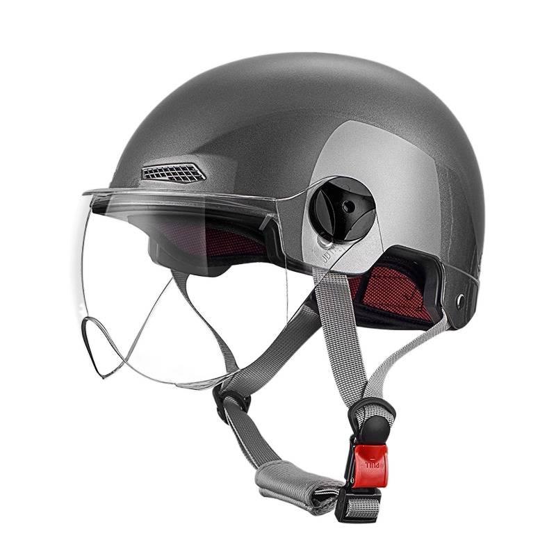 3C Certified Retro Summer Helmet – Lightweight, Breathable, All-Season Half Helmet for Men and Women