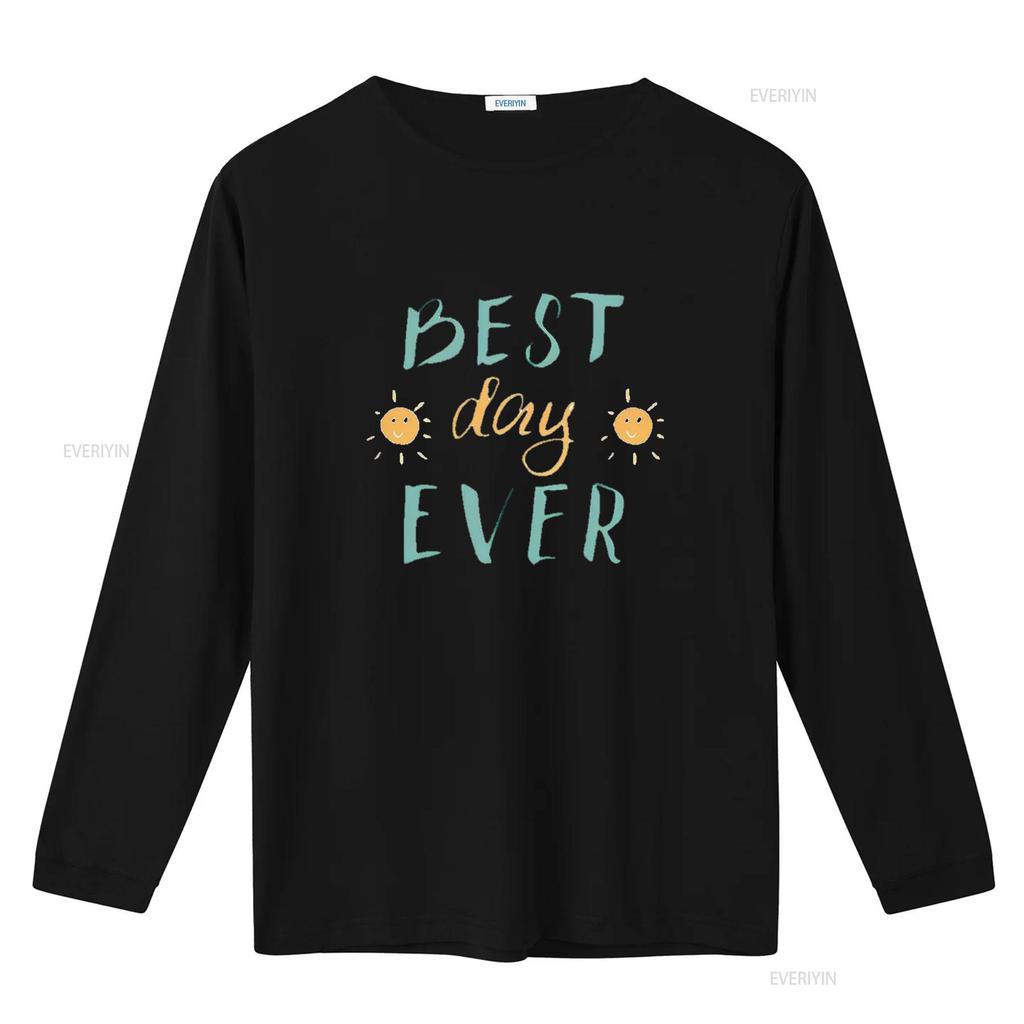 BEST DAY EVER Vintage T Shirt White 2X Large vintage Washed homme Stretched streetwear Breathable graphic Slightly Comfortable