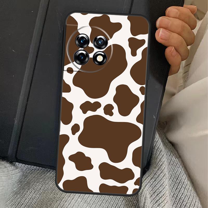 Cow Print Pattern Case For OnePlus 13R 12R 10R 13T 10T 8T 15 13 12 11 Nord CE 4 3 2 Lite N20 N30 Nord 5 Cover