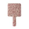 Shiny Love Heart Mirror Rhinestone Hand Cosmetic  Mirror Sweet Handheld Makeup Mirror  Girl
