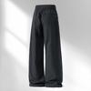 Casual pants, straight pants, men's versatile casual pants, men's solid color overalls, loose casual pants, men