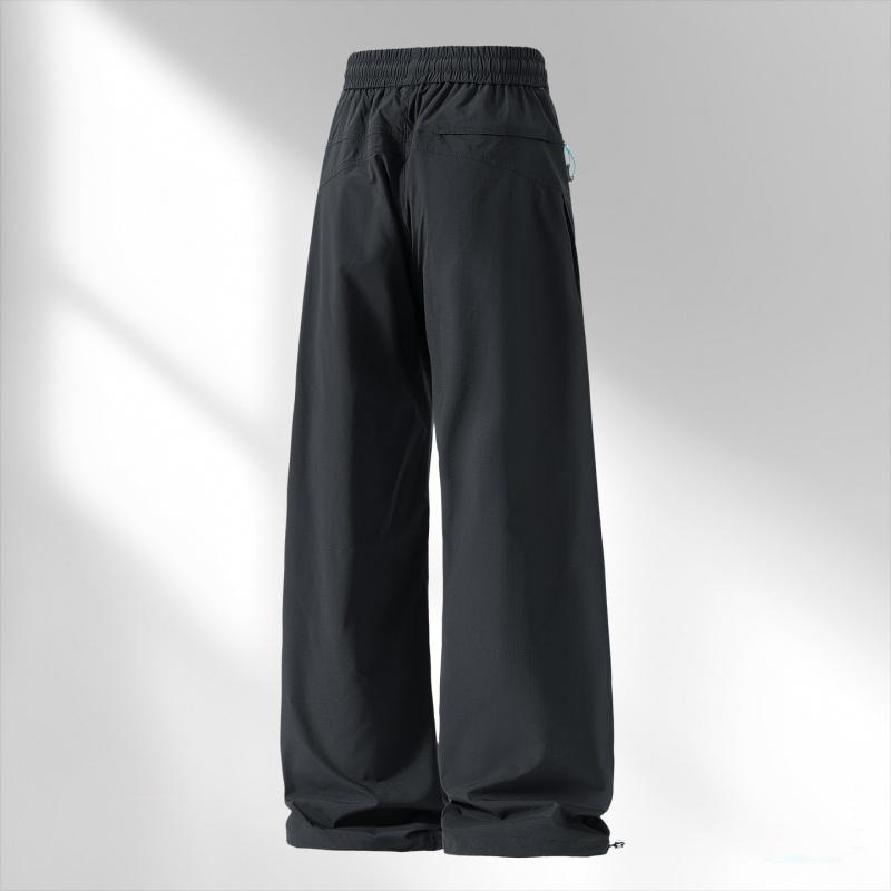 Casual pants, straight pants, men's versatile casual pants, men's solid color overalls, loose casual pants, men
