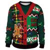 Funny Christmas Sweater Men Women Pullover Xmas Sweatshirt Ugly Graphic Y2k Sweatshirts for Holiday Party Loose Men's Clothing