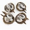 Ornaments Craft Vine Handmade Nature Birds Egg Realistic Feathered Artificial Craft Birds Bird Nest