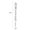 12Pcs Hanging Ice Strip Pendants Acrylic Christmas Tree Drop Ornament  Home