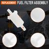 4Pcs 16910-ZV4-015 Marine Fuel Filter For Honda 4 Stroke BF 8 9.9 10 15 20 25 30 40 50 60 75 90 HP Outboard 16910-ZV4-005