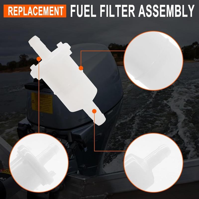 4Pcs 16910-ZV4-015 Marine Fuel Filter For Honda 4 Stroke BF 8 9.9 10 15 20 25 30 40 50 60 75 90 HP Outboard 16910-ZV4-005