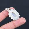 925 Sterling Silver Pear Natural Rainbow Moonstone Daughter New Pendant Jewelry