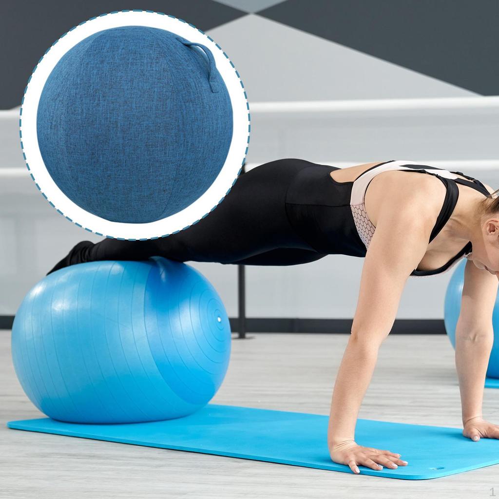 Balance Ball Cover for Pilates And Yoga, 55cm Sitting Protector Home Office