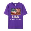 Life Is Really Good USA Flag 4th of July Beach Funny Normal Family Tshirts Premium Cotton Tops Tees for Men T Shirt Design