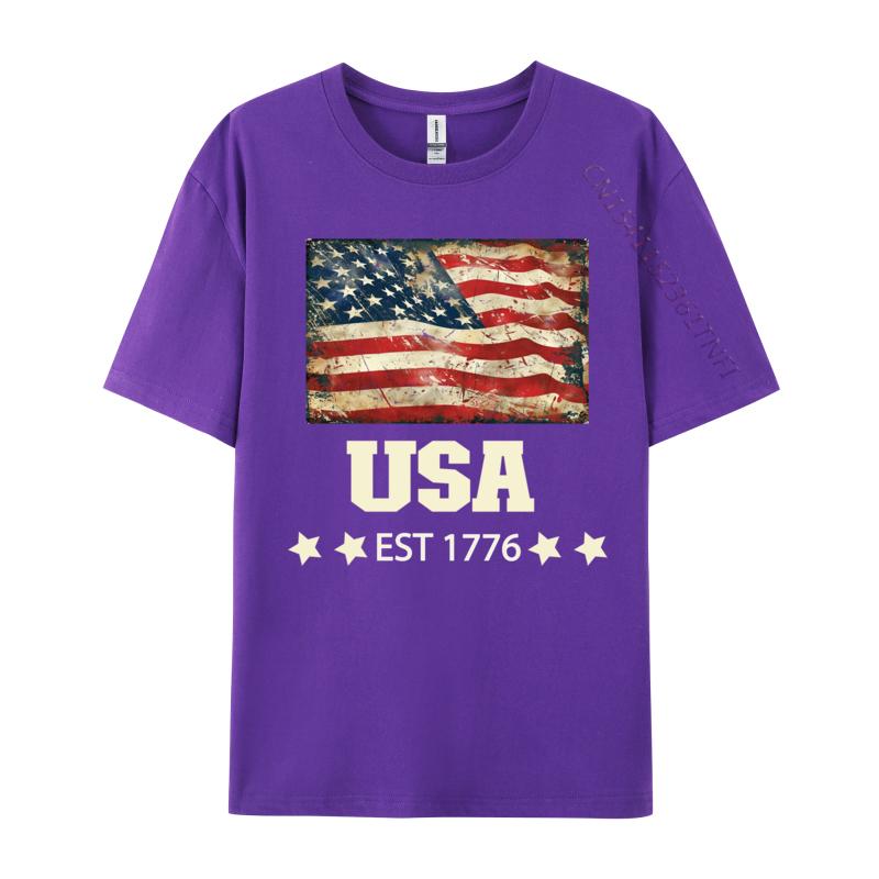 Life Is Really Good USA Flag 4th of July Beach Funny Normal Family Tshirts Premium Cotton Tops Tees for Men T Shirt Design