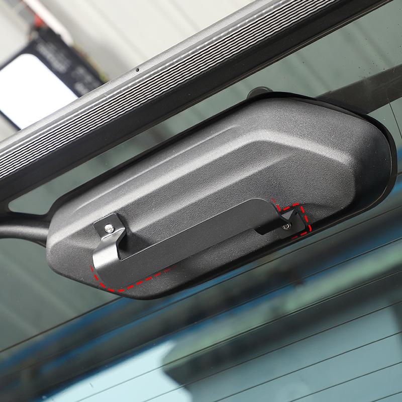 Držák kliky skla zadních dveří, montážní držák vhodný pro Jeep Wrangler JL 2018 Up, doplňky do interiéru