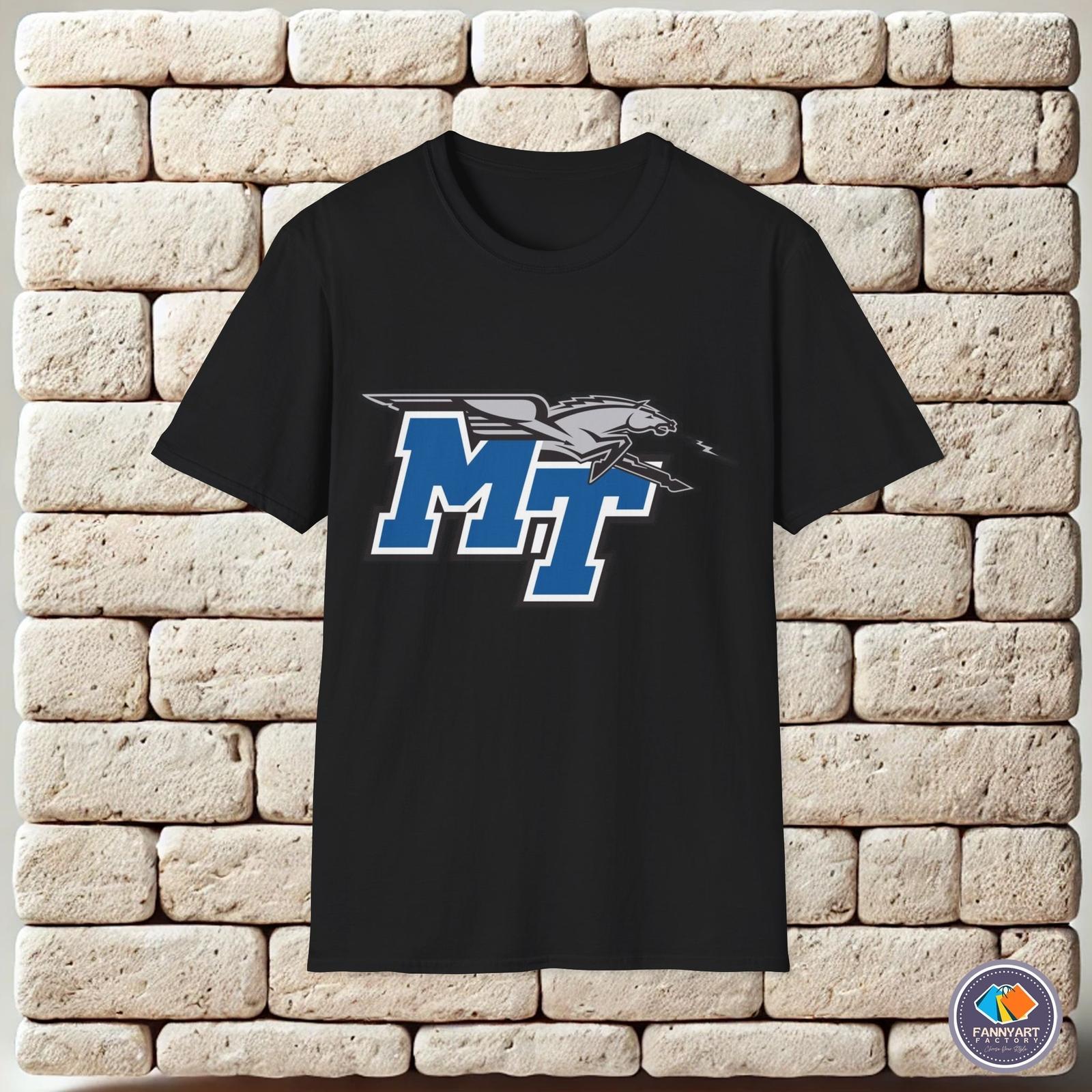 Middle Tennessee Blue Raiders Logo Unisex T-Shirt XL
