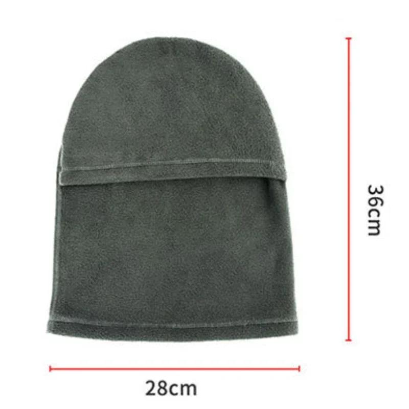 Outdoor Windproof Cap Neck Scarf Winter Warm Polar-fleece Balaclava Hat Unisex Full Face Mask for Cycling Skiing Motorcycling