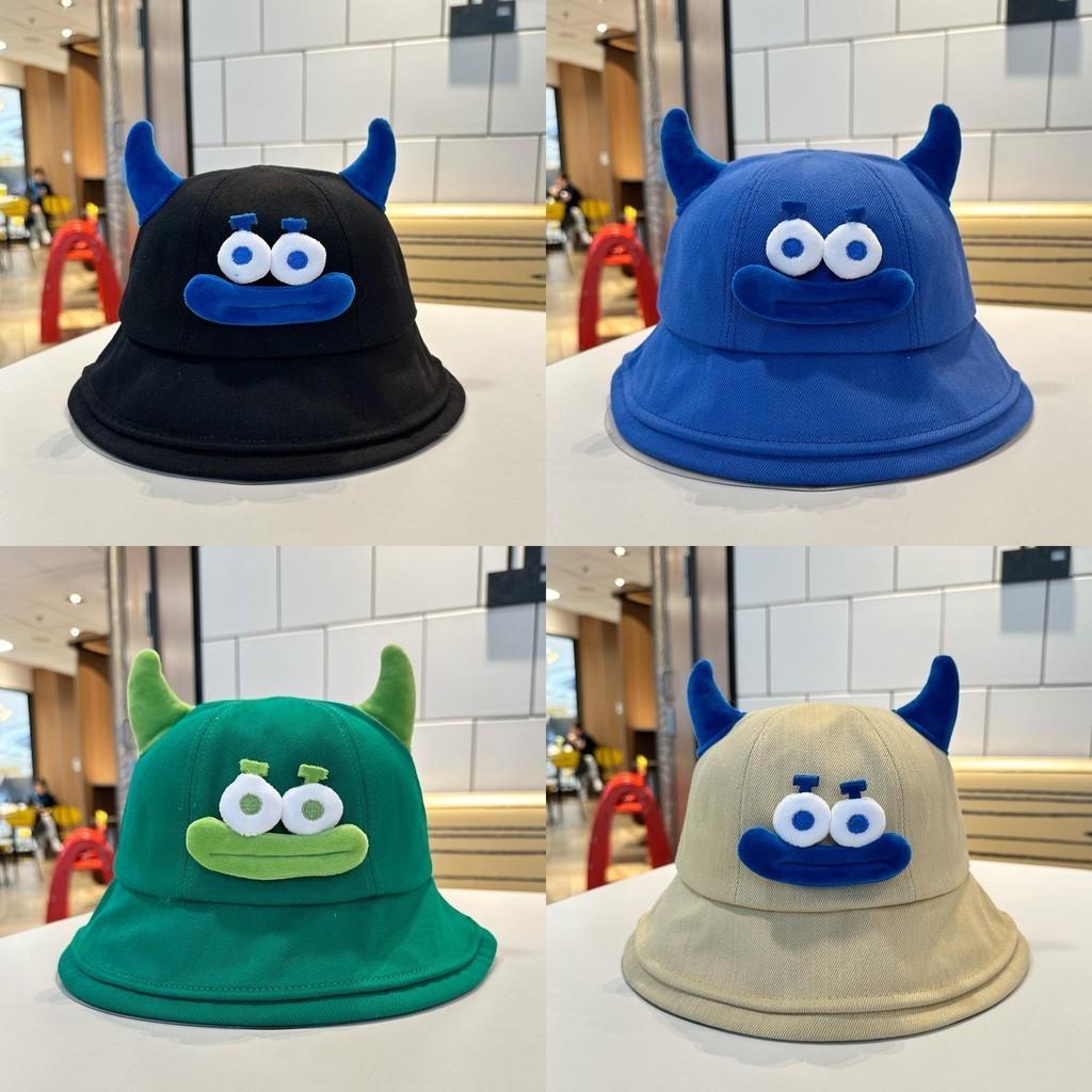 Niedlicher Cartoon Fischerhut für Damen Lustiges Großmaul-Design Frühling Sommer Eltern-Kind Sonnenschutz Sonnenhut Trendig und entzückend Grün