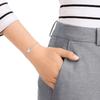 Swarovski Romantic Love Invisible Magnetic Bracelet White Gold Women's Model 5365760