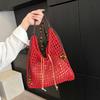 2025 Casual Fashion New Exquisite Knitting Square Shoulder Bags Solid Simple Hollow Out Sense of Luxury Crossbody Bags for Women