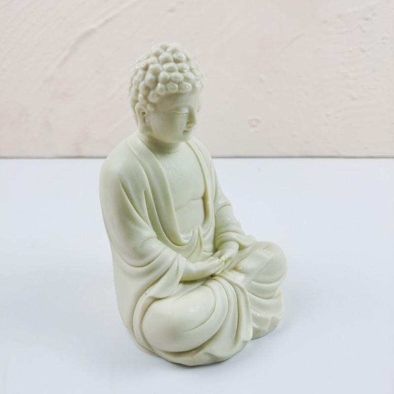 Buddhas Statue Decoration Candle Silicone Mold Epoxy Resin DIY Ornaments Making Soap Melt Resin Clay Home Decorations