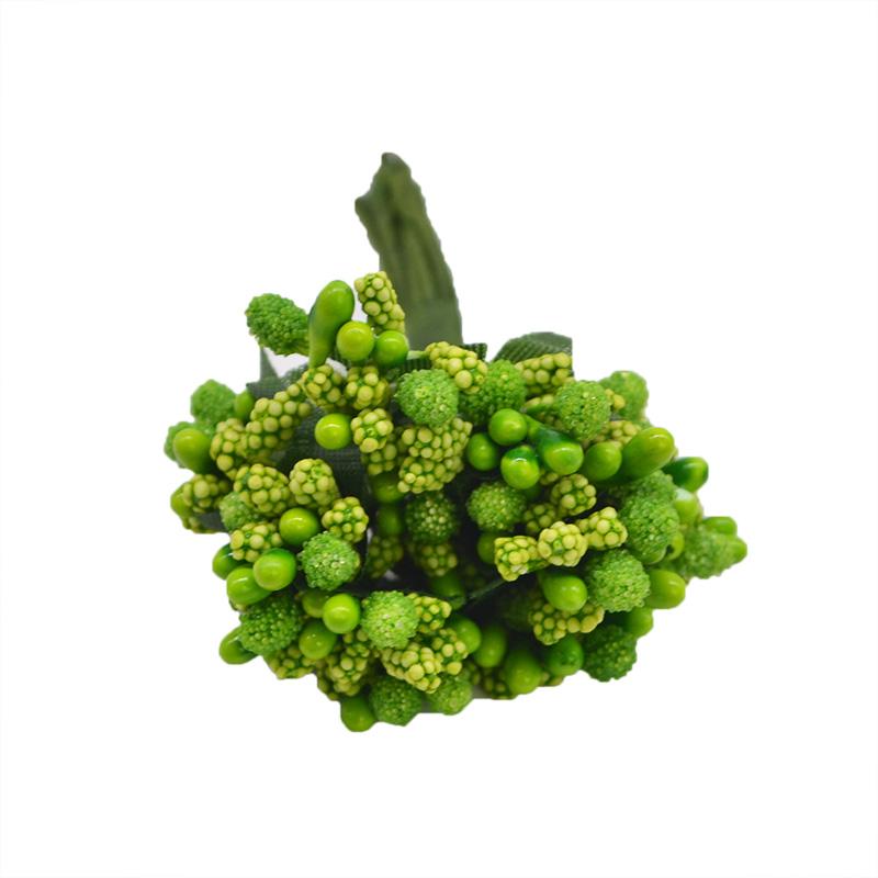 12 Stück/Los Handarbeit Künstliche Blumen Stempel Zucker Hochzeitsfeier Dekoration DIY Kranz Geschenkbox Scrapbooking Günstige Künstliche Blumen