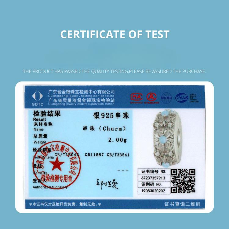 Christmas Snowflake Diy Bracelet Clasp, Romantic Winter Jewelry Accessories S925 Sterling Silver Beads