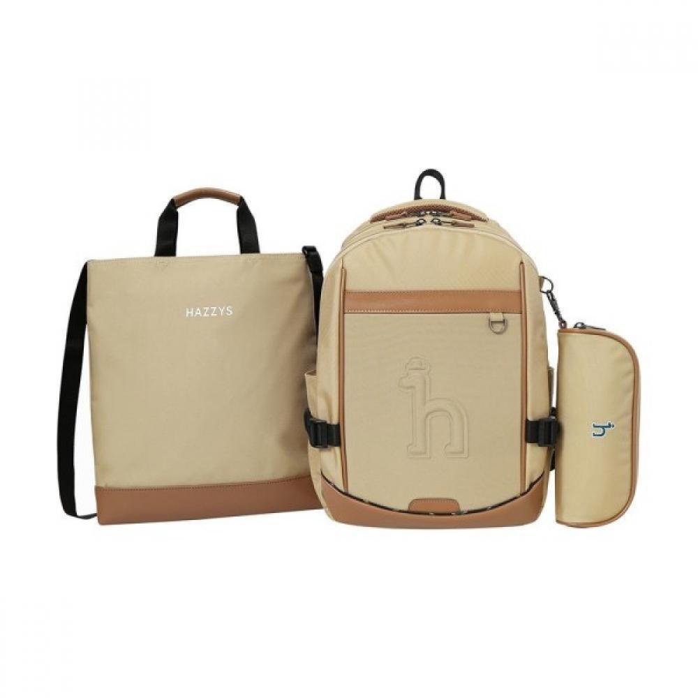 

Hedges Kids Рюкзак с 3 цветными акцентами + Новый набор карманов Бежевый 100/100