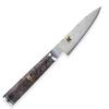 MIYABI liten kniv 90 mm laget i Damaskus kniv Frukt småkniv Flerlags stål laget i Seki Gifu Prefecture Japansk "5000MCD67 Japan" City,