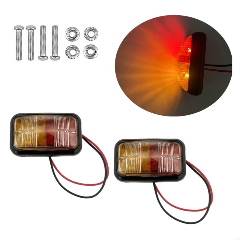 2025 New LED Space Marker Lights 12V to 24V Energy Efficient Side Lamp for Trucks Trailers