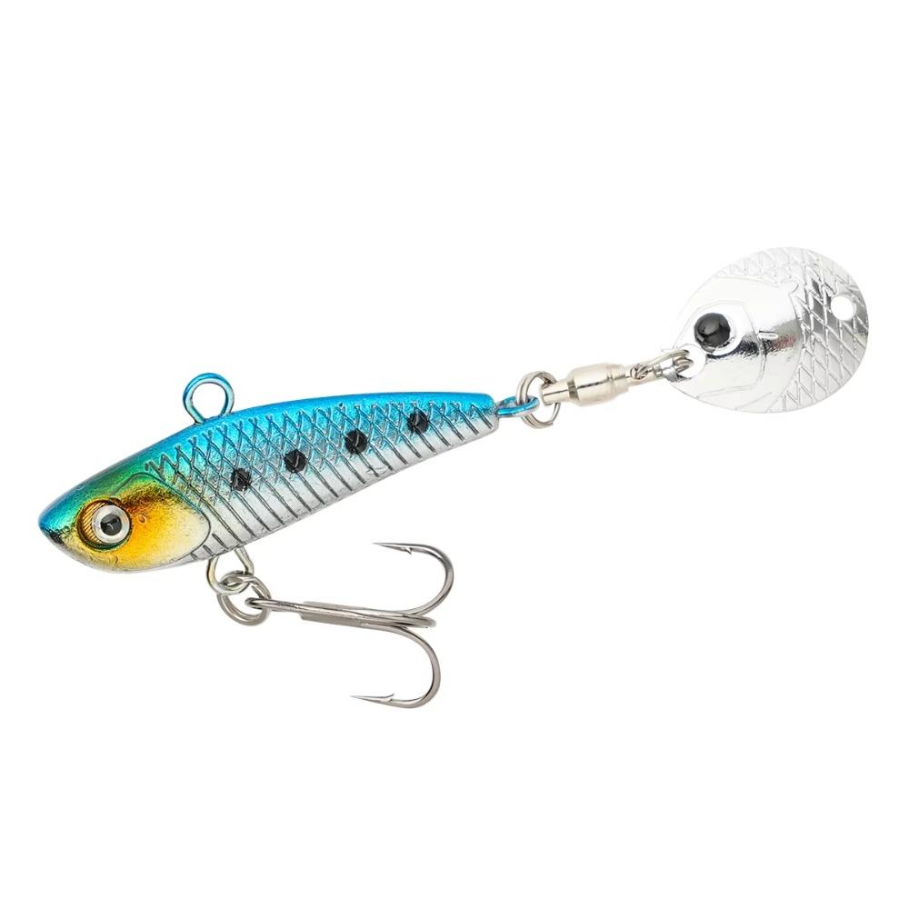 Mini Size Vibration Spinner Metal Construction Mini VIB New Design Spoon Lure  Freshwater Fishing