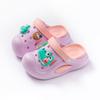 Children's slippers two-color bottom summer new cartoon cute baby children outdoor anti-hole shoes
