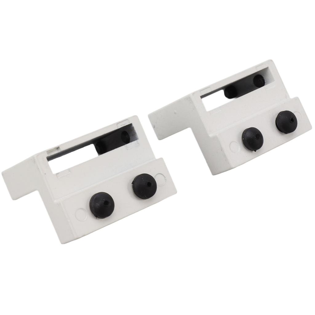 Barn Door Stopper White Sliding Barn Door Hardware Accessories with Hex Wrench for Bedroom Kitchen