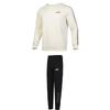 Warm Crew Neck Sweatshirt Knit Cuff Mid Waist Long Pants Casual Sports Set Men Sets 685333+848257