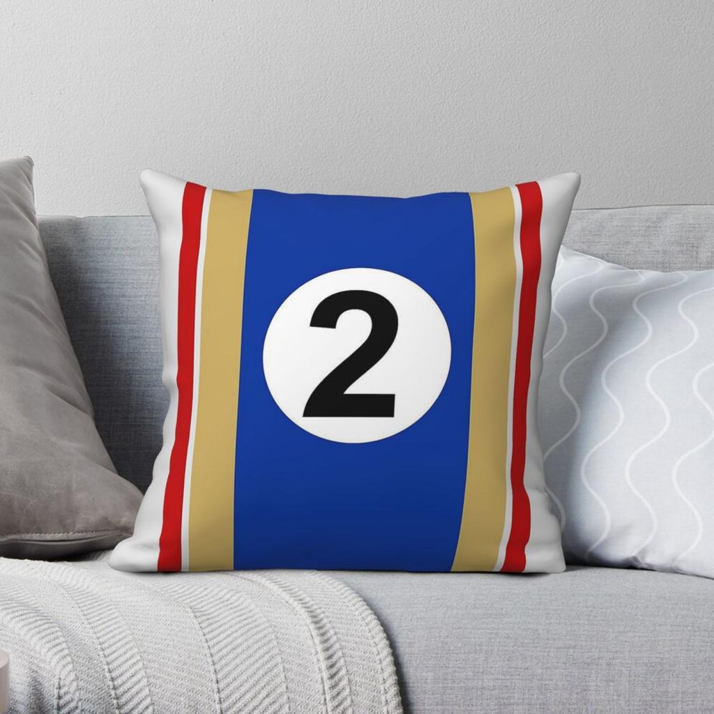 Racing Colours No Square Pillowcase Polyester Linen Velvet Creative Zip Decorative Pillow Case Sofa Seater Cushion Case x