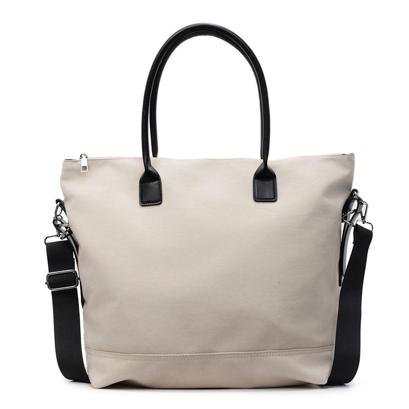 Hot Sale Leisure Sports Wind Large Capacity Shoulder Tote Bag Women's Versatile Solid Color Lightweight Travel Messenger Bag