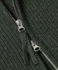 Frizmworks Wool Deck Zip Up Cardigan _ Forest Green