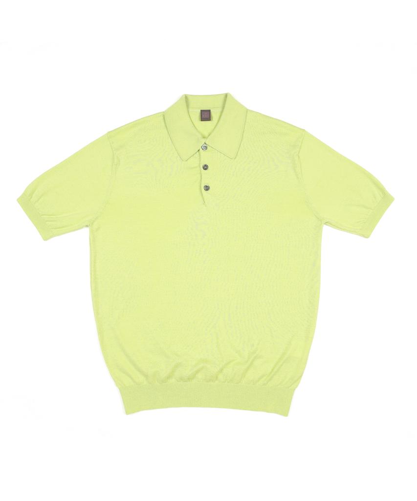 IOLO S/S Cotton Knit Polo (Supima)_Apple Green